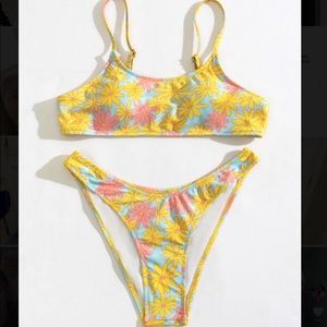 flower bathing suit from shein